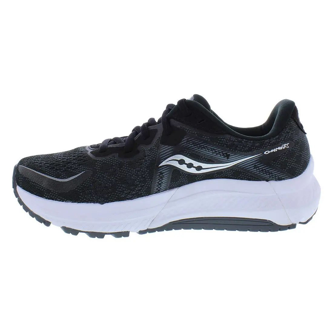 Saucony shoes - Black/White, Main: Black 1