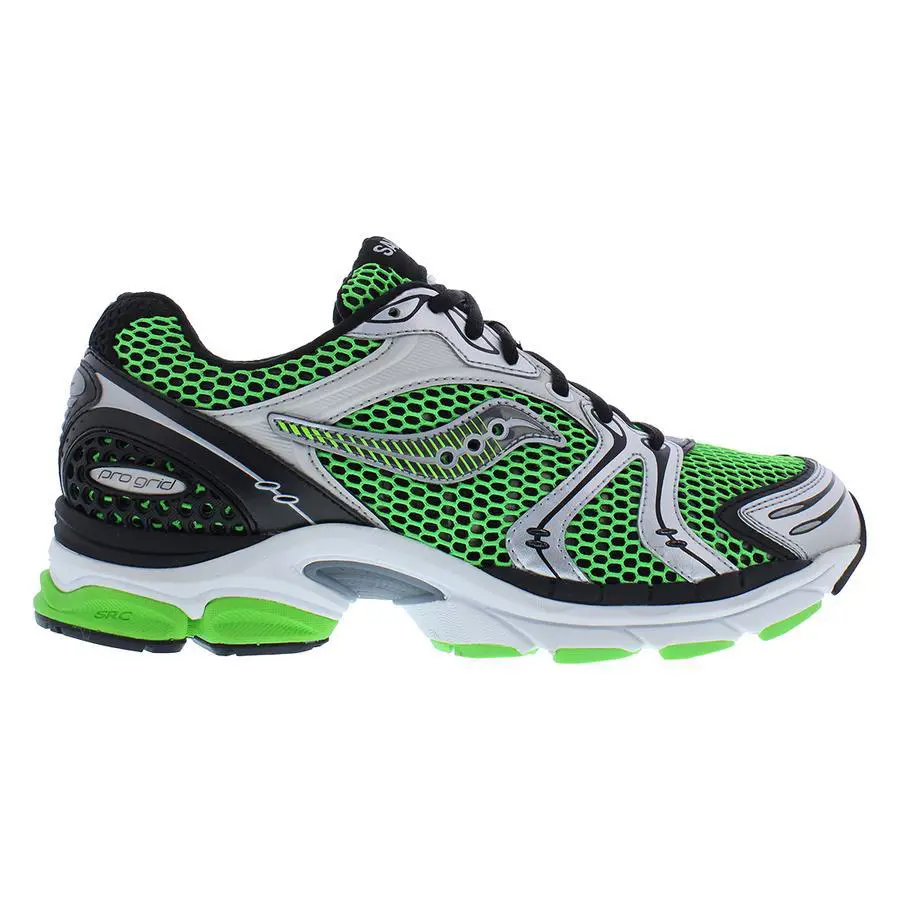 Saucony Progrid Triumph 4 Unisex Shoes - Green/Silver, Main: Green