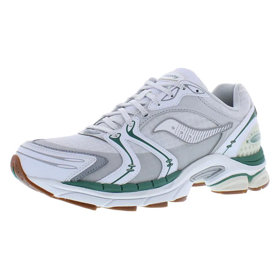 Saucony shoes - Light Tan/Green, Main: Grey 0