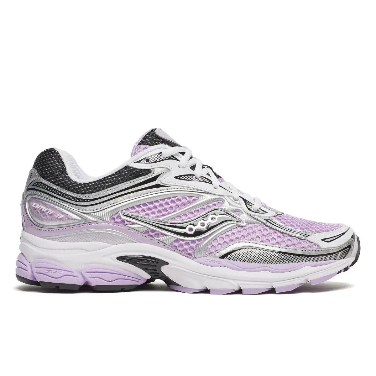 Saucony Women Progrid Omni 9 Shoes - Lilac | Silver