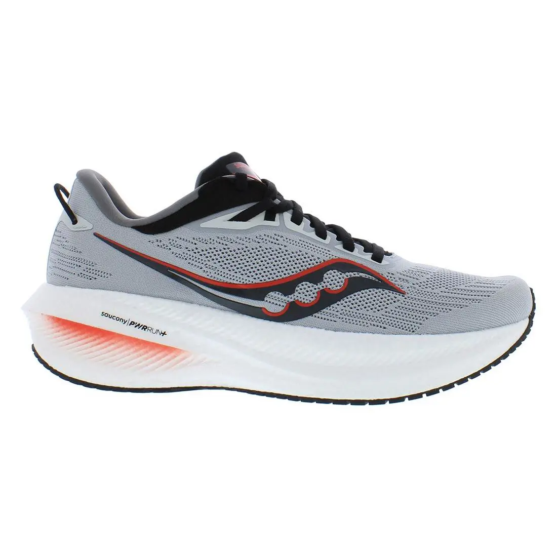 Saucony Triumph 21 Mens Shoes Size 9.5 Color: Concrete/black - Gray, Main: Grey