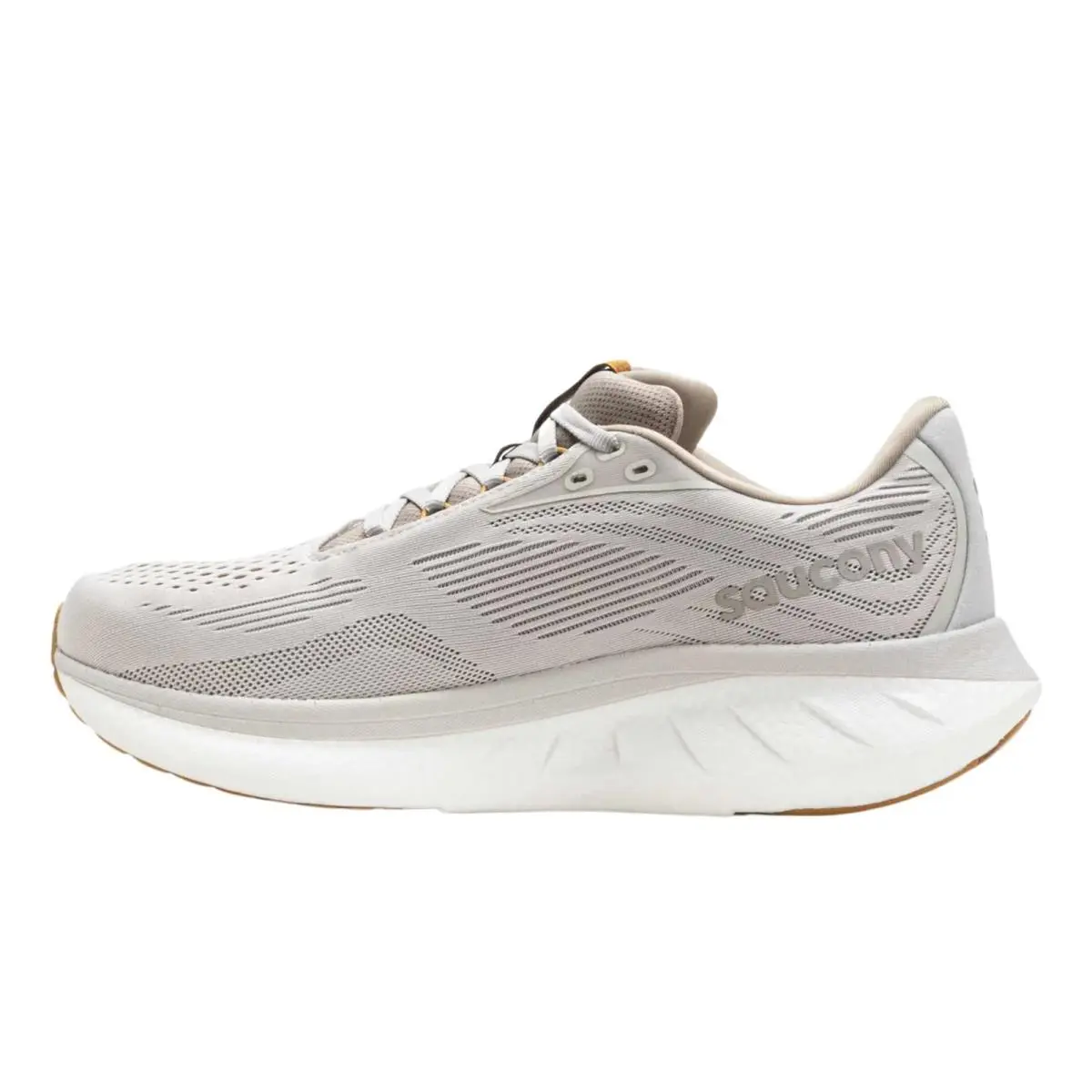 Saucony Men`s Ride 18 Sneaker Arctic/barley 8