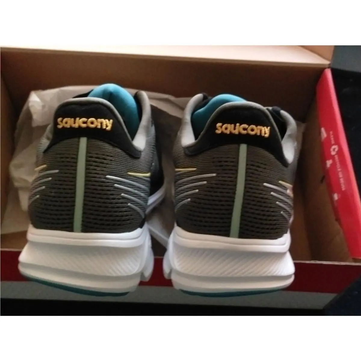 Saucony shoes - Saucony Ride 14 - Ride - Rockface/Topaz (UPC: 195017540608) 2