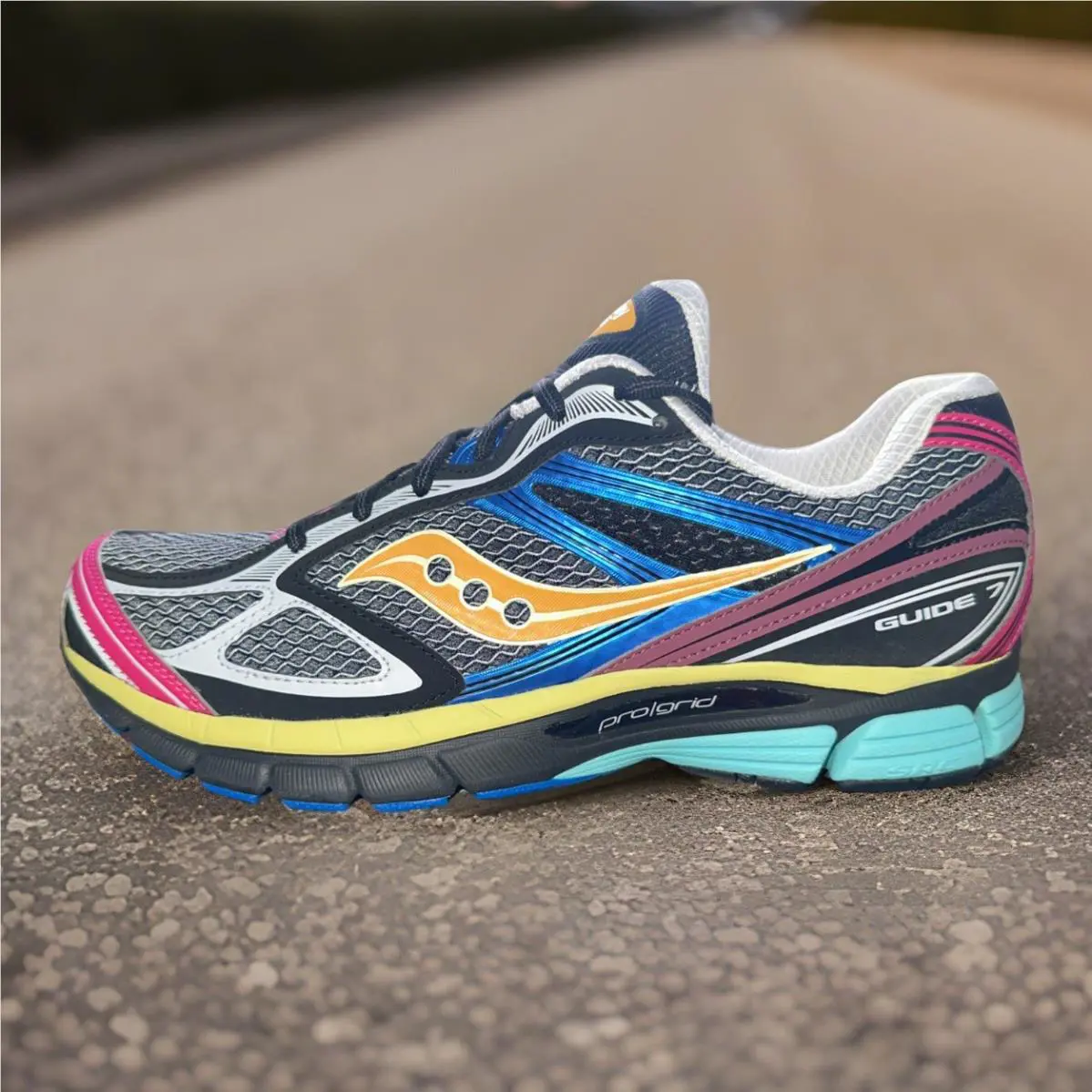 Men`s Size 10 Saucony Progrid Guide 7 Black Multi S70936-35