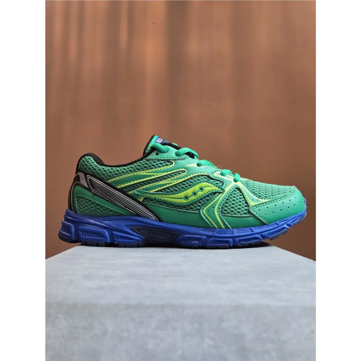 Saucony Ride Millenium SYF25BB1 Green Blue 5Y 6.5W
