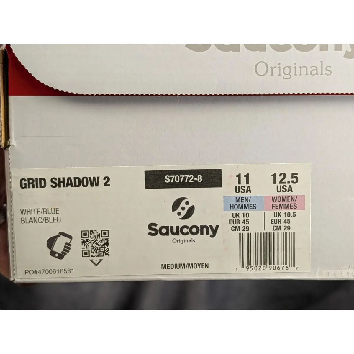 Saucony shoes - Grid Shadow 2 - Grid Shadow - White 4