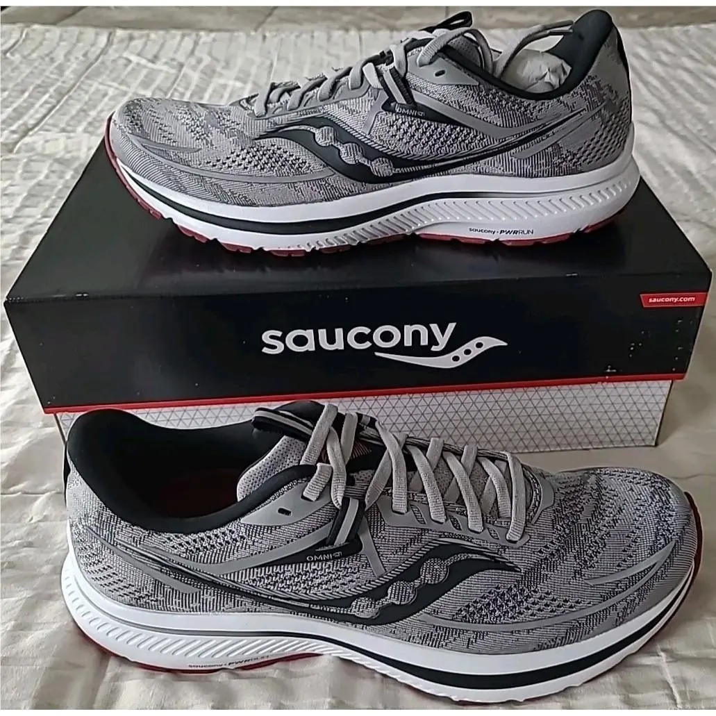 Saucony Omni 21 Alloy Garnet Men’s 10 Running Shoes S20762-20 Stability