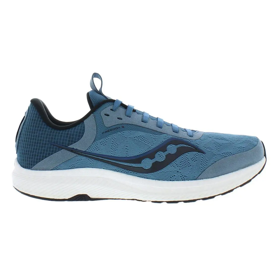 Saucony Freedom 5 Mens Shoes Size 12 Color: Mist/black - Mist/Black, Main: Blue
