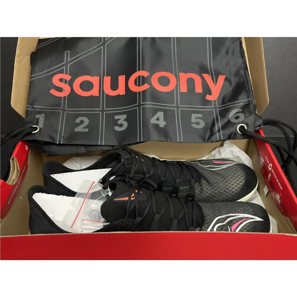 Saucony shoes - Saucony Terminal VT Spikes - Terminal Spikes - S29101-85 - Black, Manufacturer: Black/Vizi 12