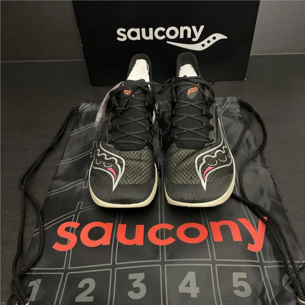 Saucony shoes - Saucony Terminal VT Spikes - Terminal Spikes - S29101-85 - Black, Manufacturer: Black/Vizi 2
