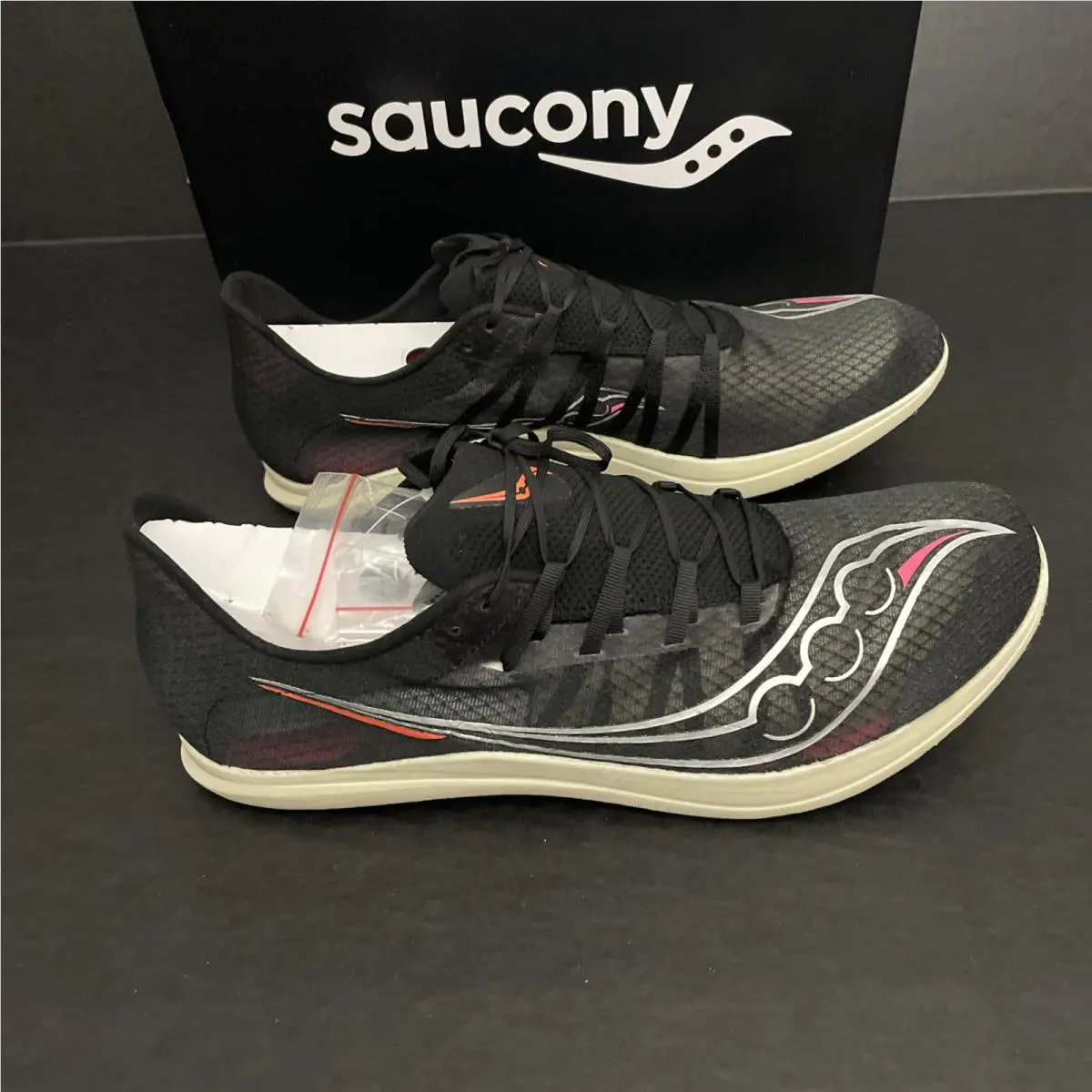 Saucony shoes - Saucony Terminal VT Spikes - Terminal Spikes - S29101-85 - Black, Manufacturer: Black/Vizi 3