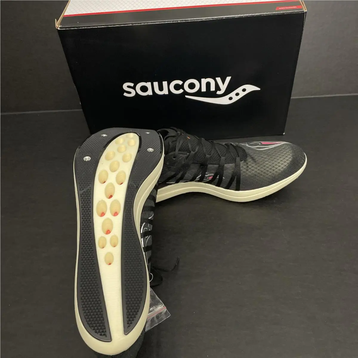 Saucony shoes - Saucony Terminal VT Spikes - Terminal Spikes - S29101-85 - Black, Manufacturer: Black/Vizi 4