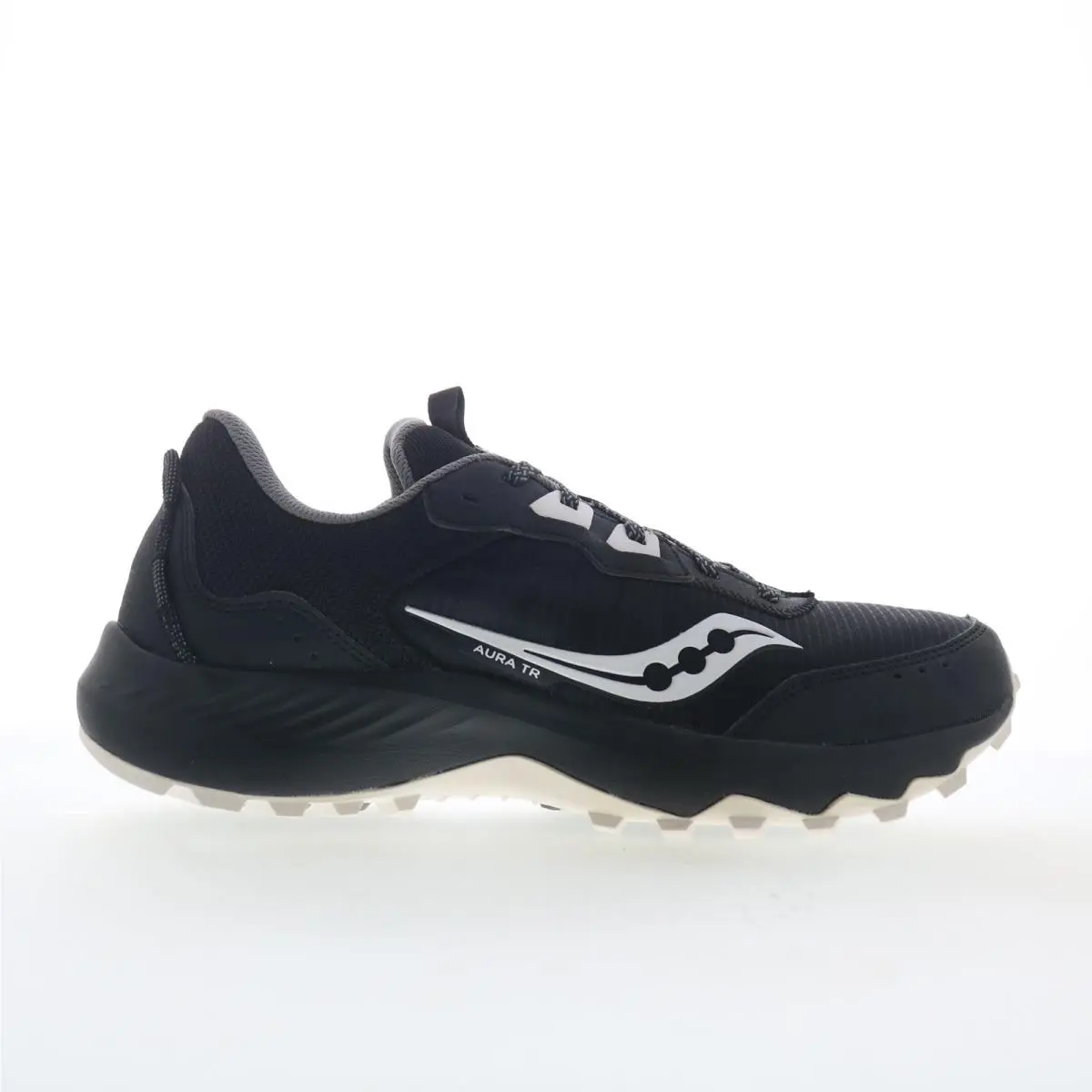 Saucony Aura TR S10862-05 Womens Black Synthetic Athletic Hiking Shoes 10.5 - Black