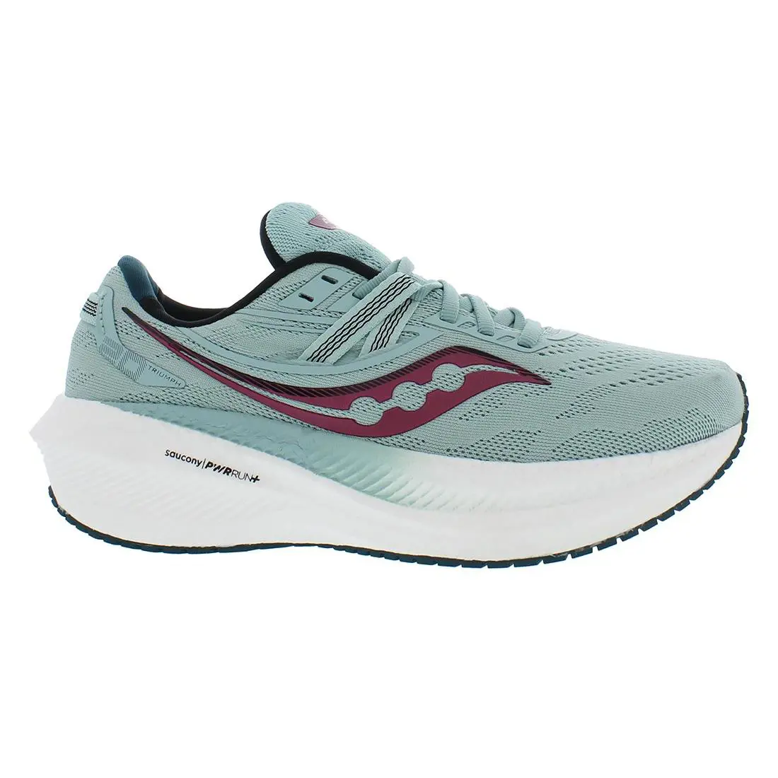 Saucony Triumph 20 Womens Shoes Size 10 Color: Mineral/berry - Blue, Main: Multi-Colored