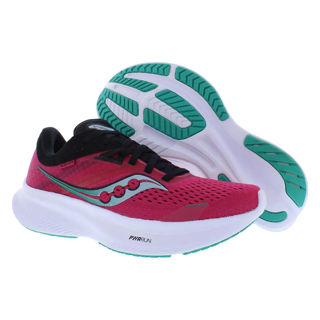 Saucony Ride 16 Womens Shoes Size 10 Color: Rose/black