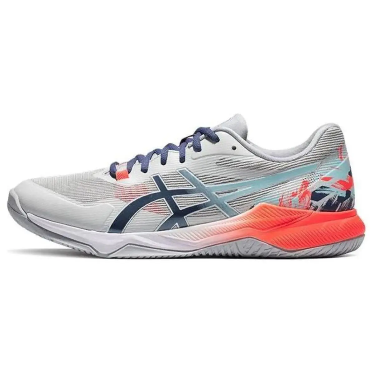 Asics Gel-tactic 1071A072-960 Sneakers Men`s 10.5D Gray Volleyball Shoes RHS3713