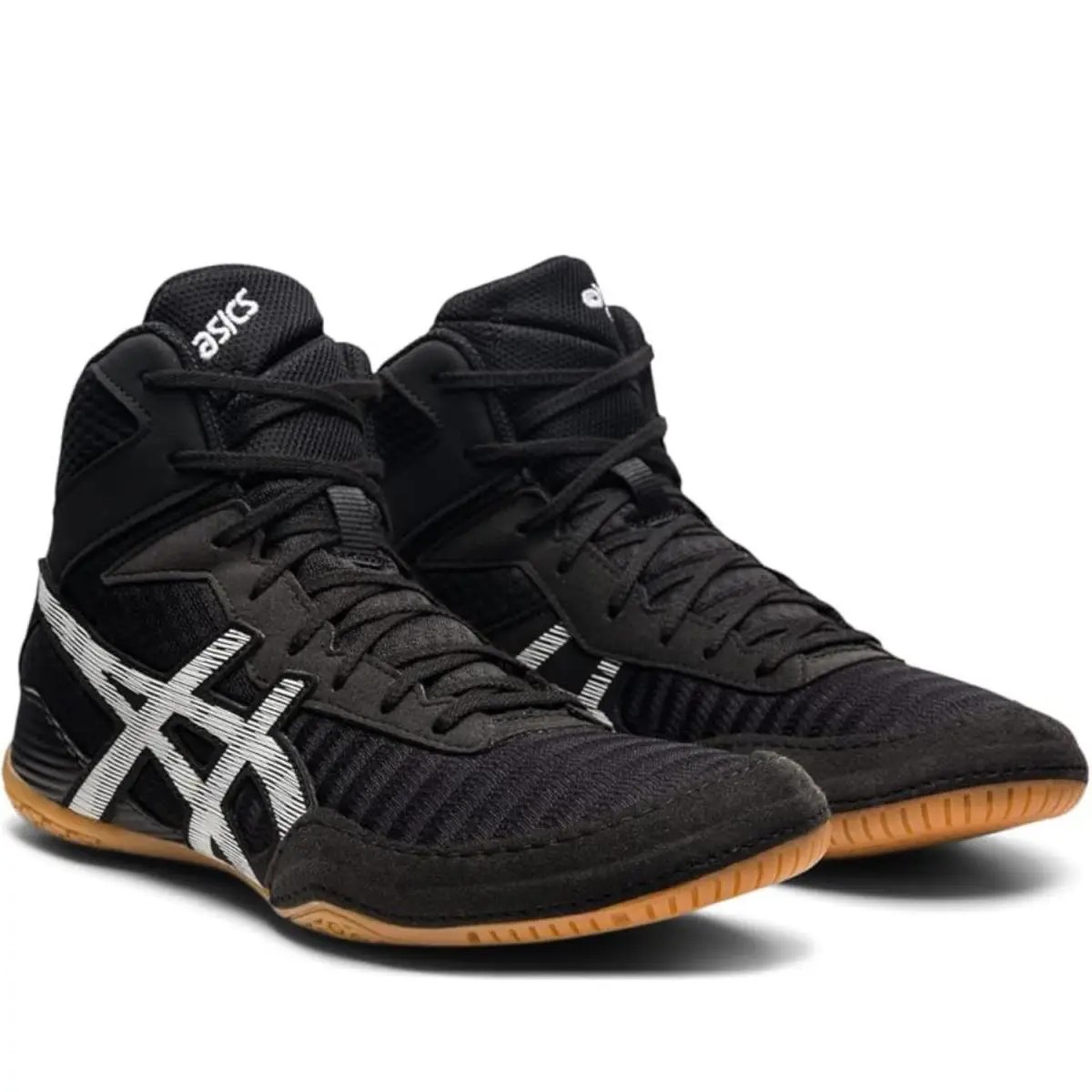 Asics Matcontrol 2 1081A029-001 Sneakers Men`s 9.5 Black Wrestling Shoes RHS3914