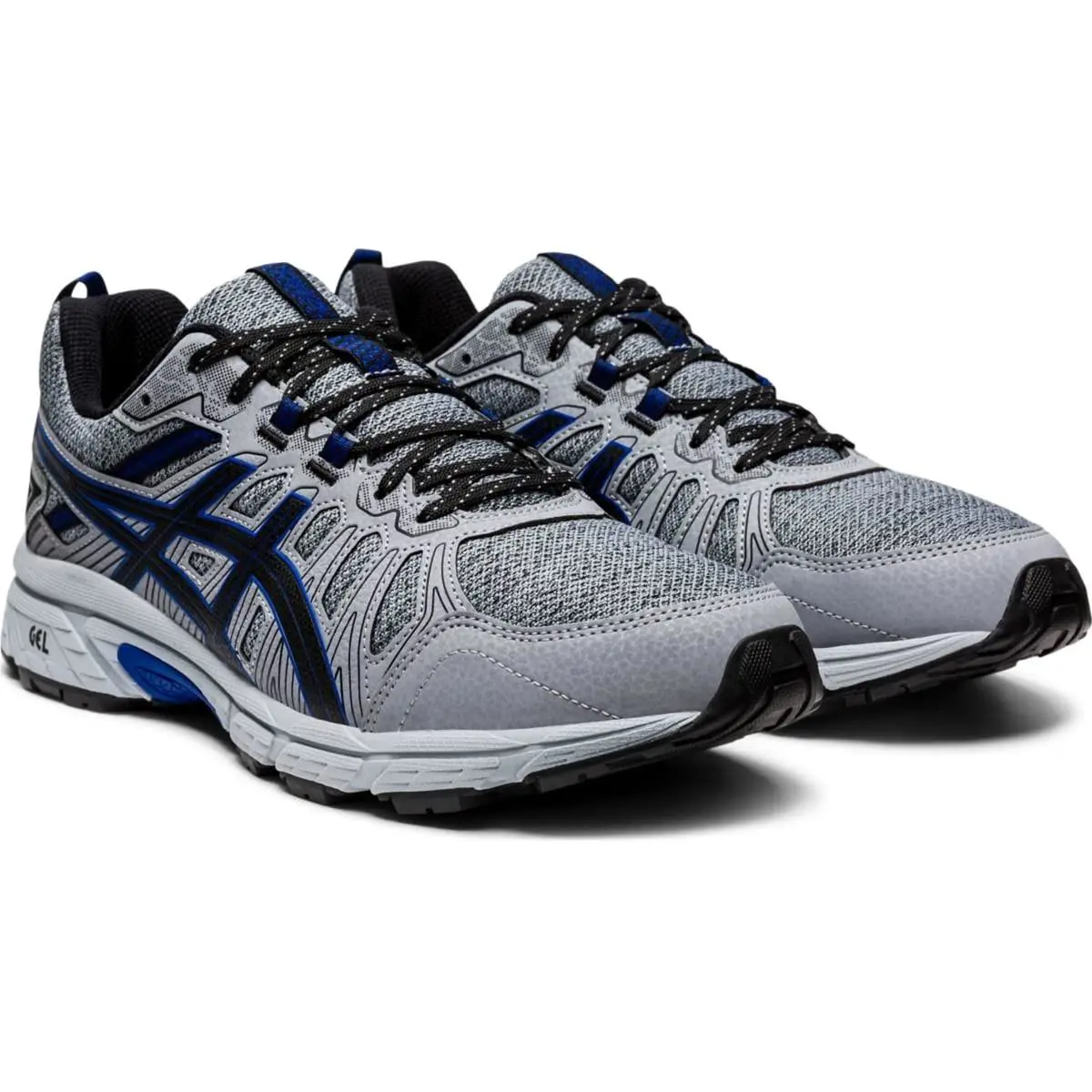 Size 8 - Asics Men`s Gel-venture 7 MX Sheet Rock/ Asics Blue 1011A736-020
