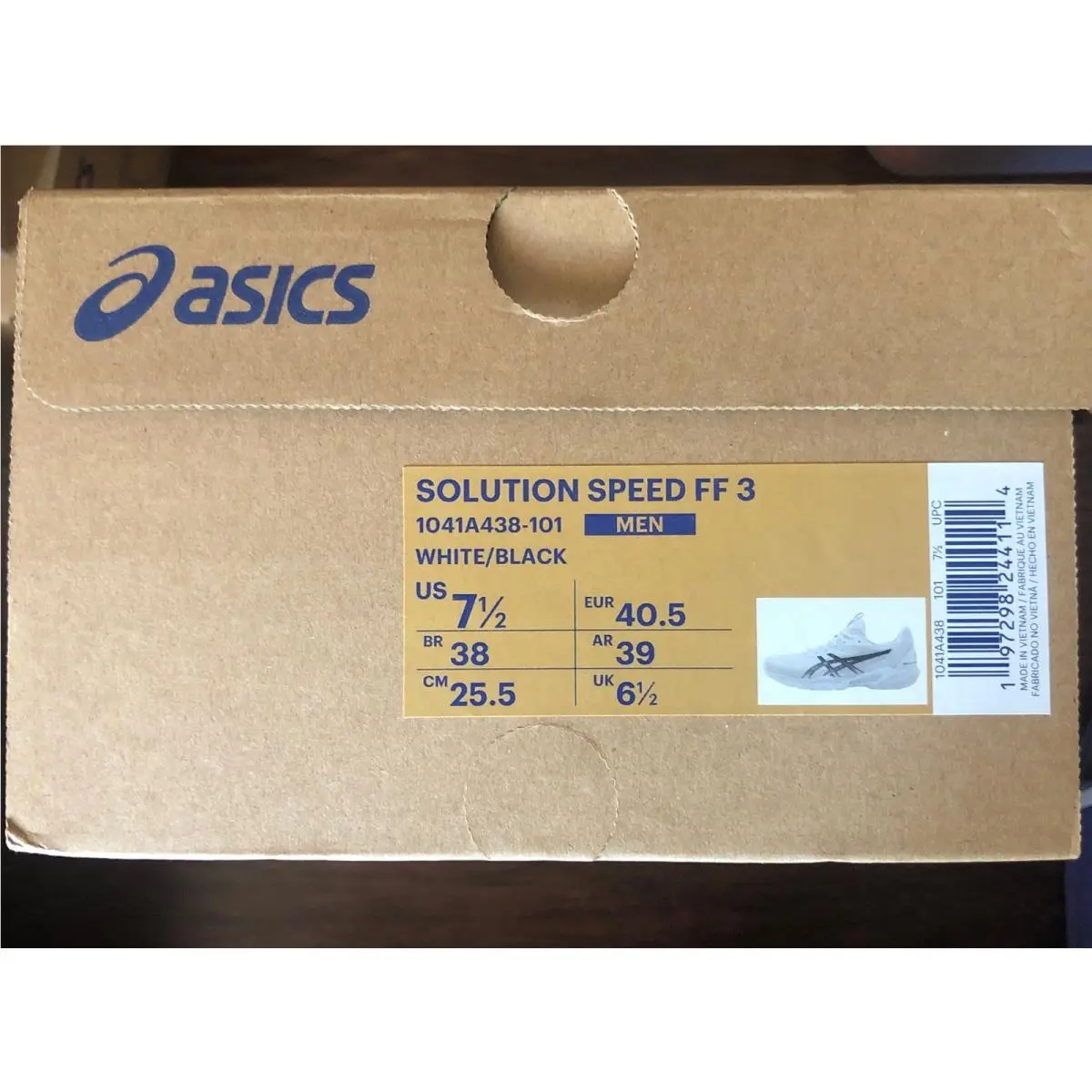 Asics shoes - ASICS Solution Speed FF - Solution Speed - 1041A483-101 - White (UPC: 197298244114) 0