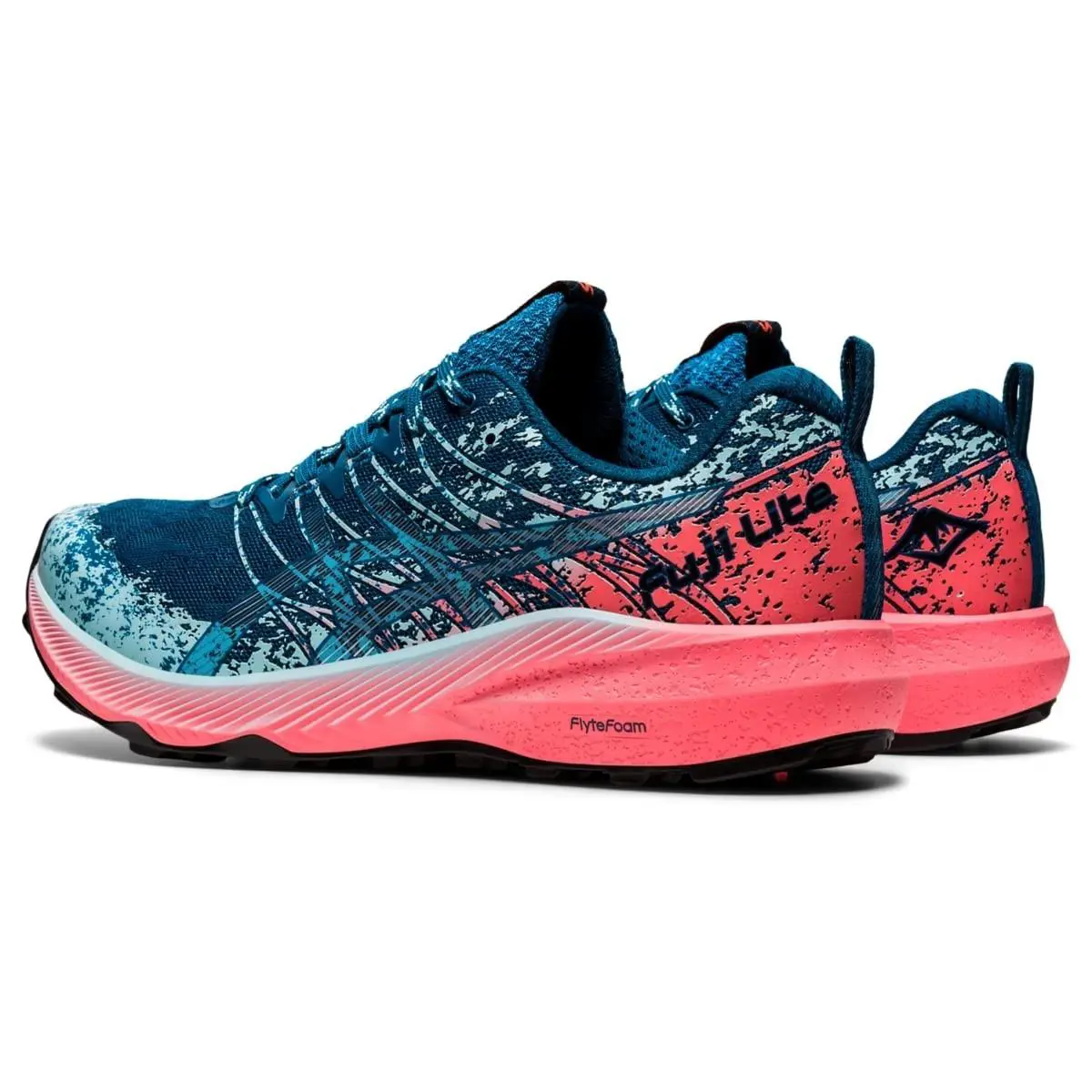 Asics shoes - ASICS Fuji Lite 2 - Fuji Lite - 1012B066400 - DEEP SEA Teal/Pure Silver (UPC: 0194851804884) 2