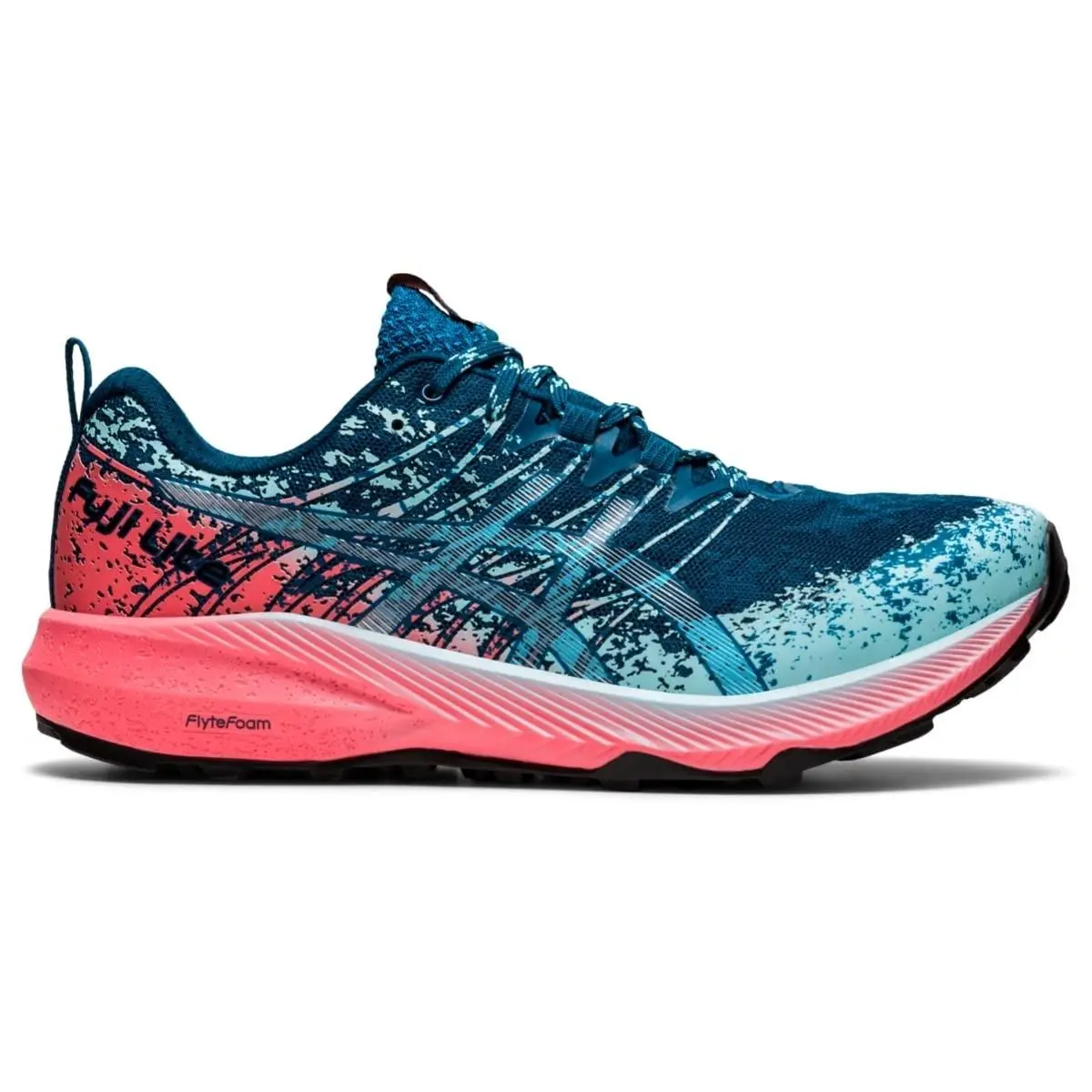 Asics Women`s Fuji Lite 2 Running Shoes 6.5 US Deep Sea Teal/pure Silver-rare - DEEP SEA Teal/Pure Silver