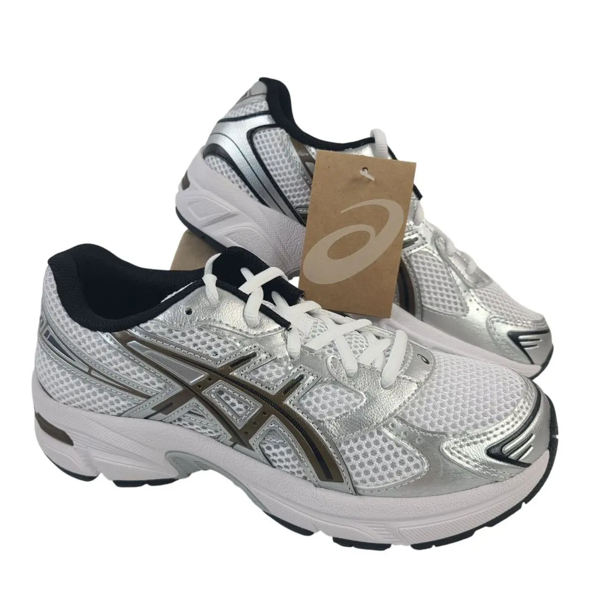 Asics Gel-1130 GS Kids Running Shoes White/clay Canyon Size 5