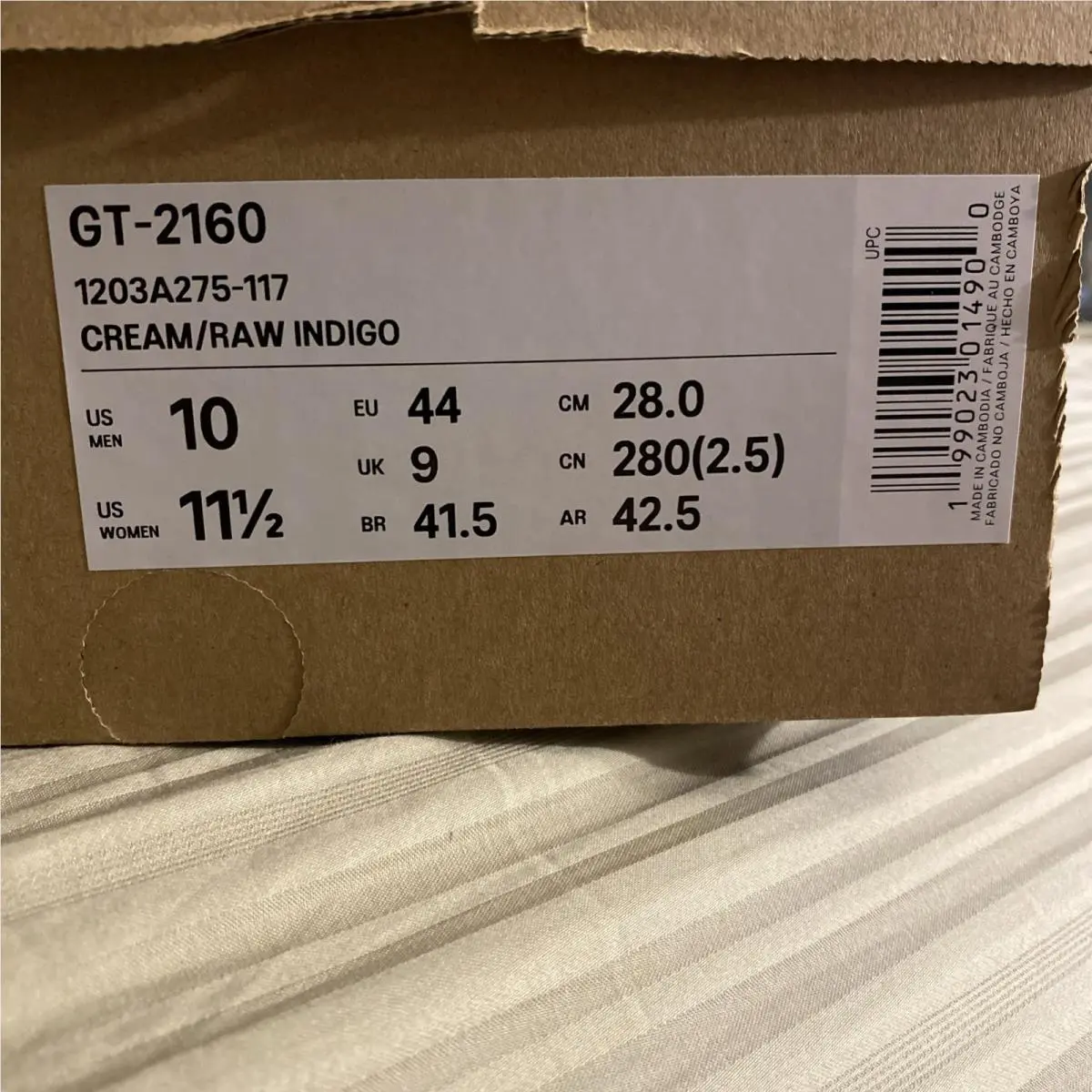 Asics shoes - ASICS GT 2160 - 1203A275-117 - Blue (UPC: 199023014788) 3