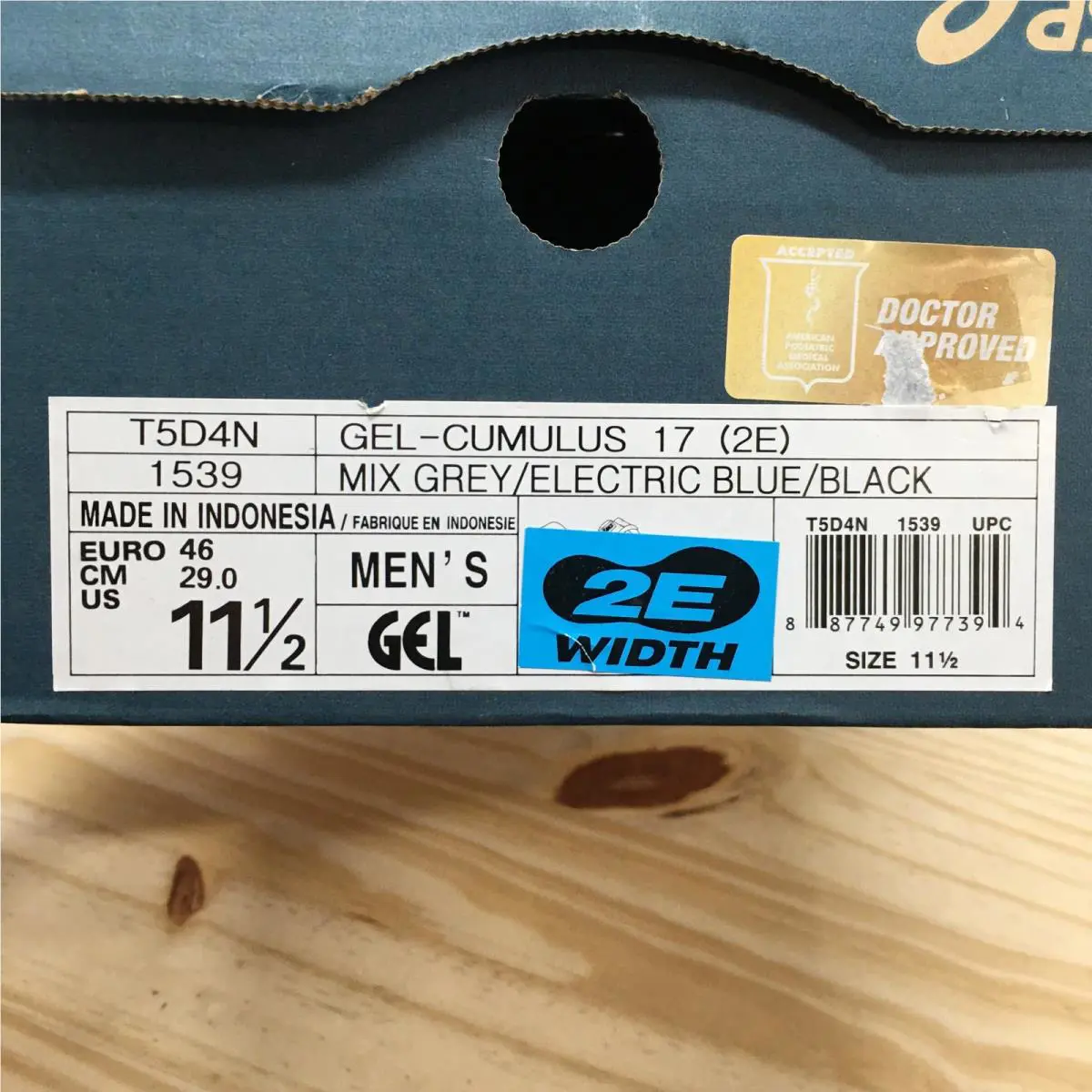Asics shoes - Asics Gel-Cumulus 17 - Blue 15