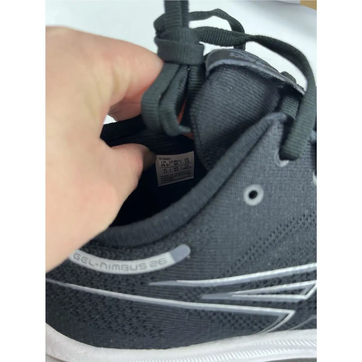 Asics shoes - ASICS GEL-Nimbus 26 - Black 7