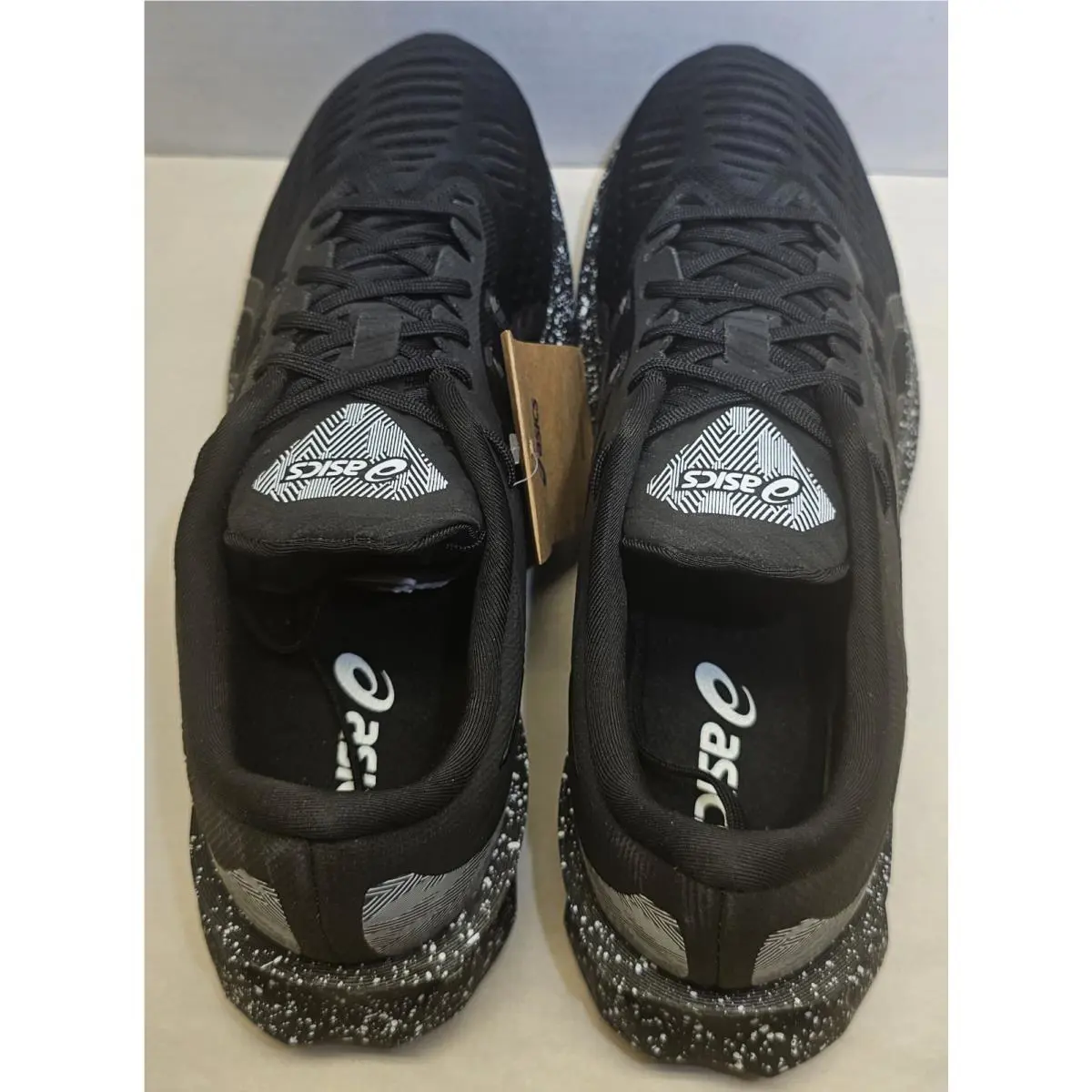 Asics shoes - 1012A987-001 - 1012A987-001 - Black/Black/White Speckled Mid Sole 16