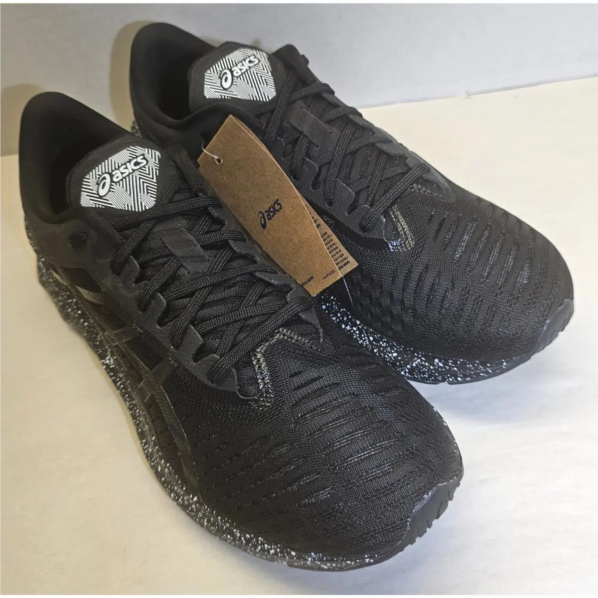 Asics shoes - 1012A987-001 - 1012A987-001 - Black/Black/White Speckled Mid Sole 5