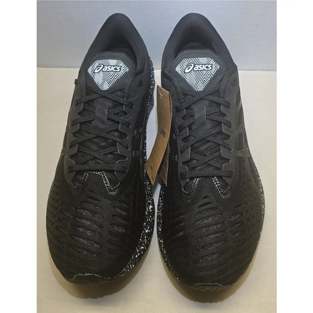 Asics shoes - 1012A987-001 - 1012A987-001 - Black/Black/White Speckled Mid Sole 6