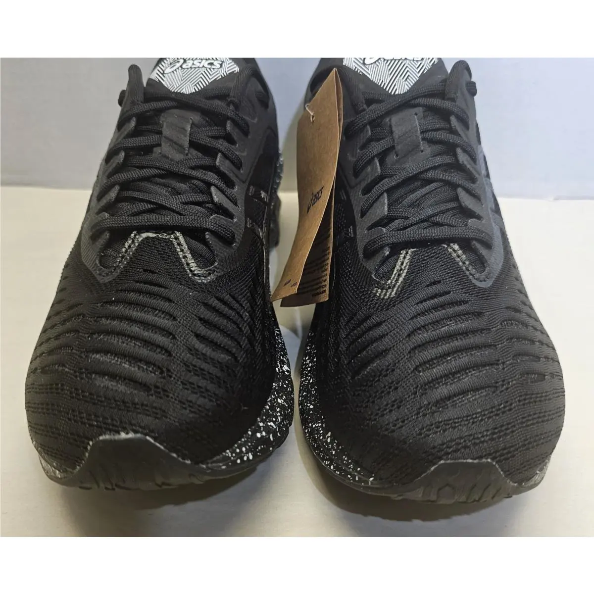 Asics shoes - 1012A987-001 - 1012A987-001 - Black/Black/White Speckled Mid Sole 7