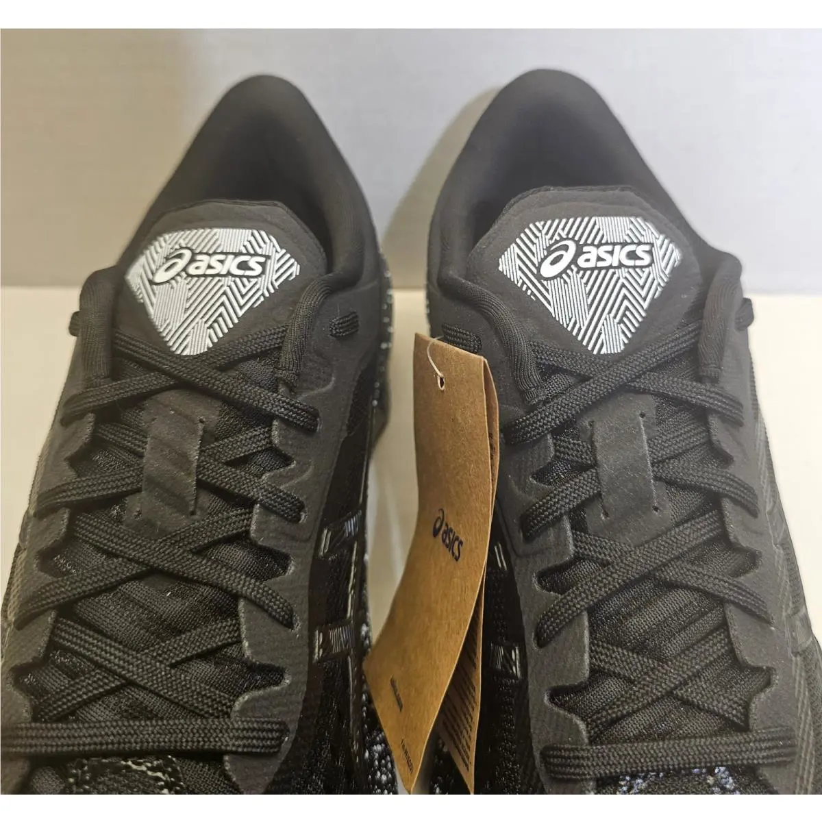 Asics shoes - 1012A987-001 - 1012A987-001 - Black/Black/White Speckled Mid Sole 8