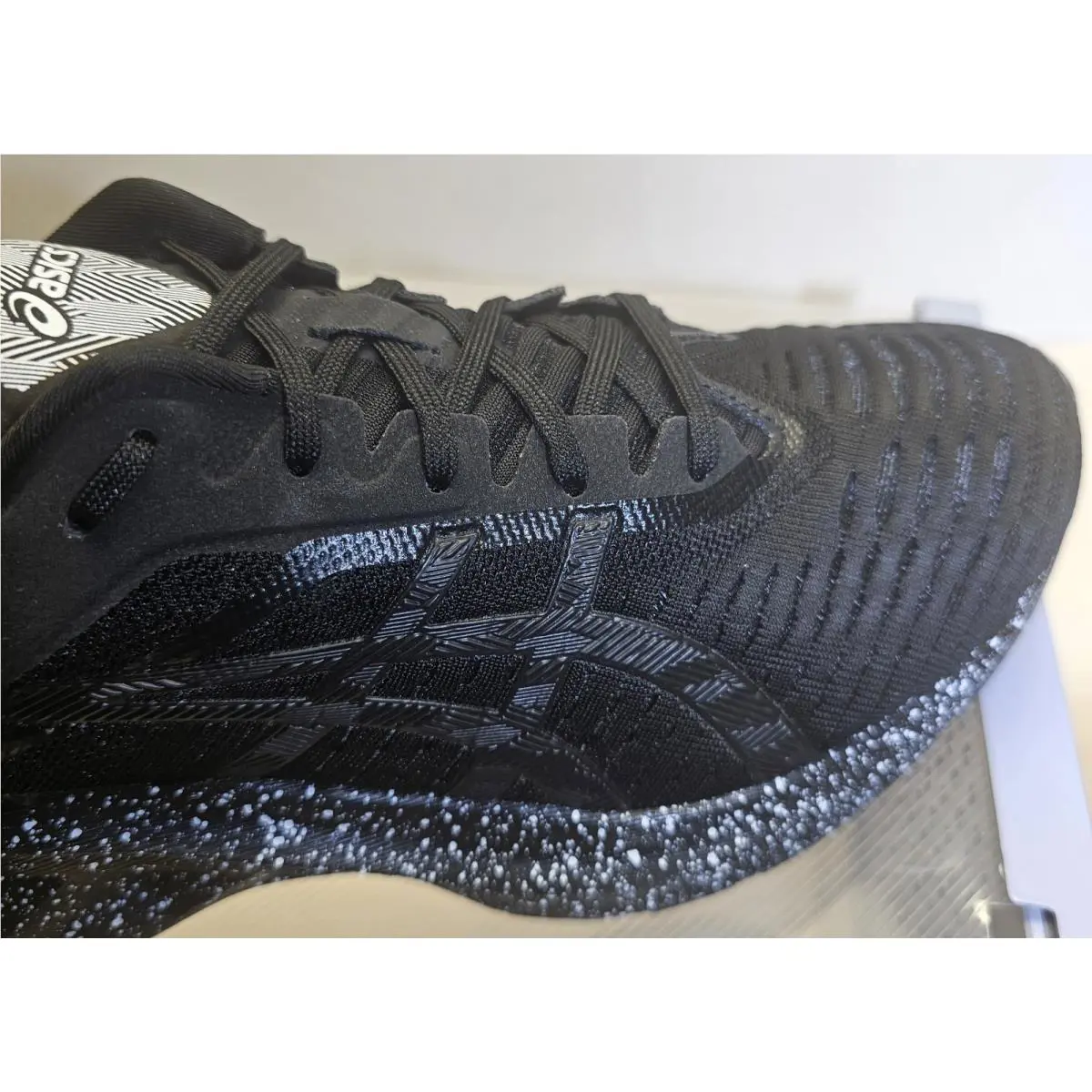 Asics shoes - 1012A987-001 - 1012A987-001 - Black/Black/White Speckled Mid Sole 11