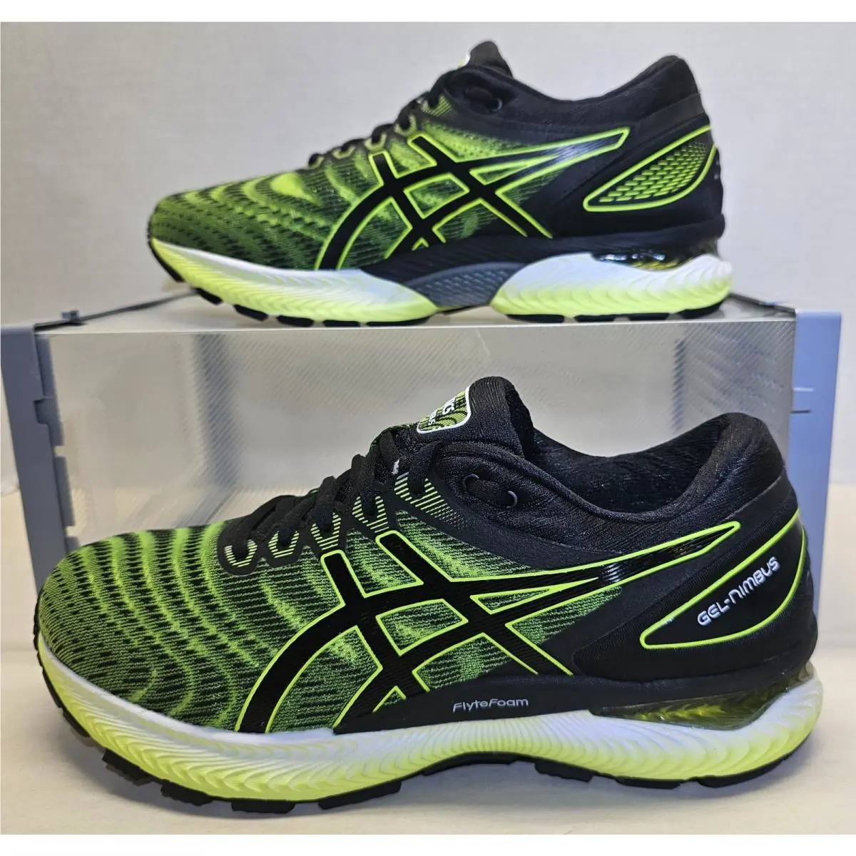 Asics Men`s Gel-nimbus 22 Flyte-foam Comfort Running Sneakers Size 7.5