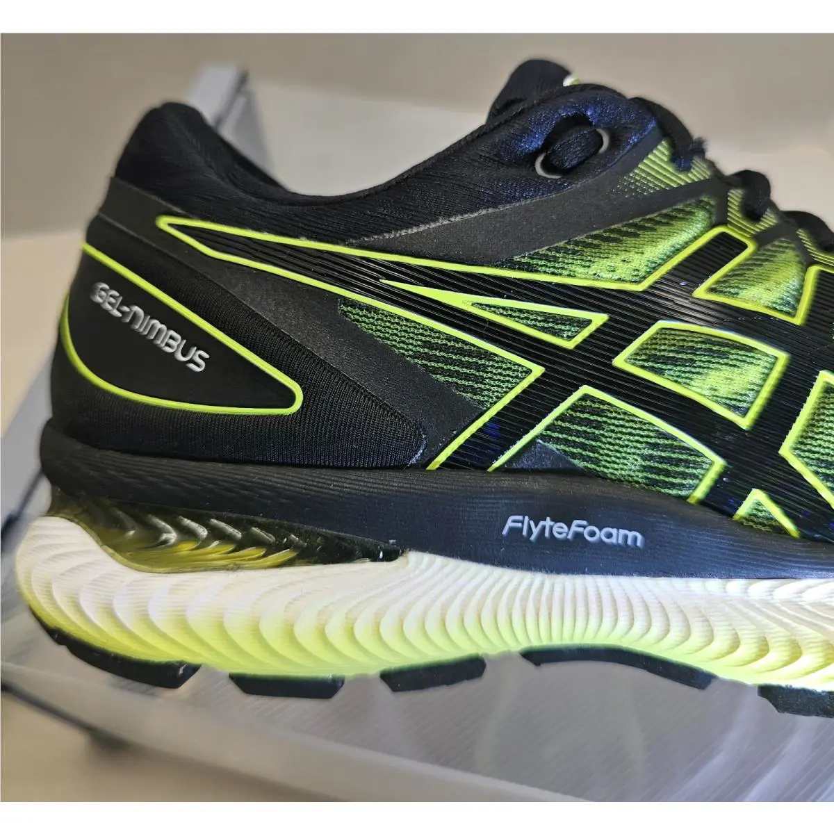 Asics shoes - Asics GEL-NIMBUS 22 - 1011A680-751 - Safety Yellow/Black Colorway 12