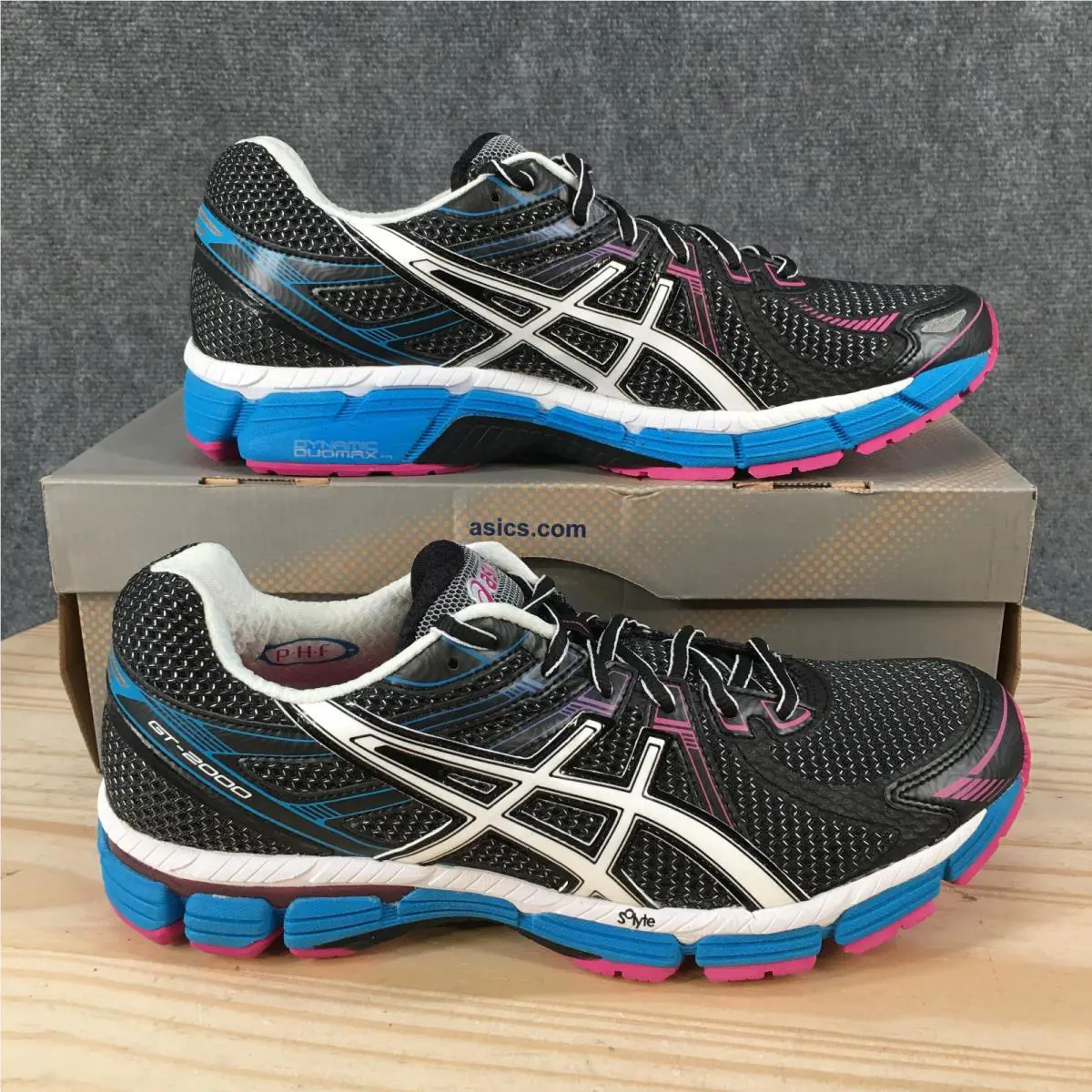 Asics GT-2000 Running Shoes Womens 11 Athletic Sneakers Lace Up Multicolor