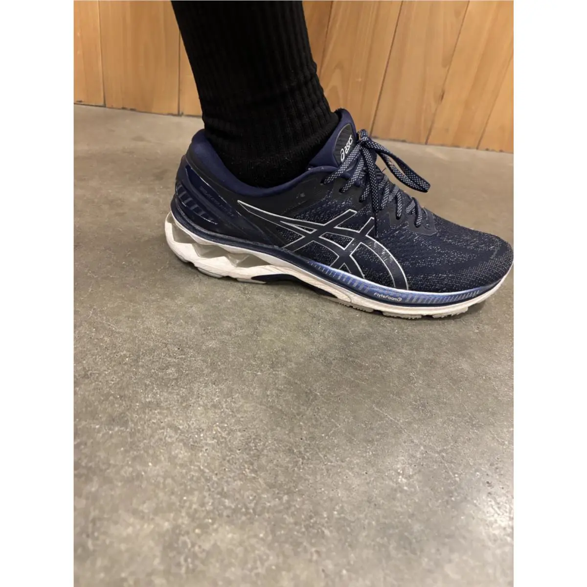 Size 12 - Asics Men`s Gel-kayano 27 Peacoat/piedmont Grey 1011A767-400