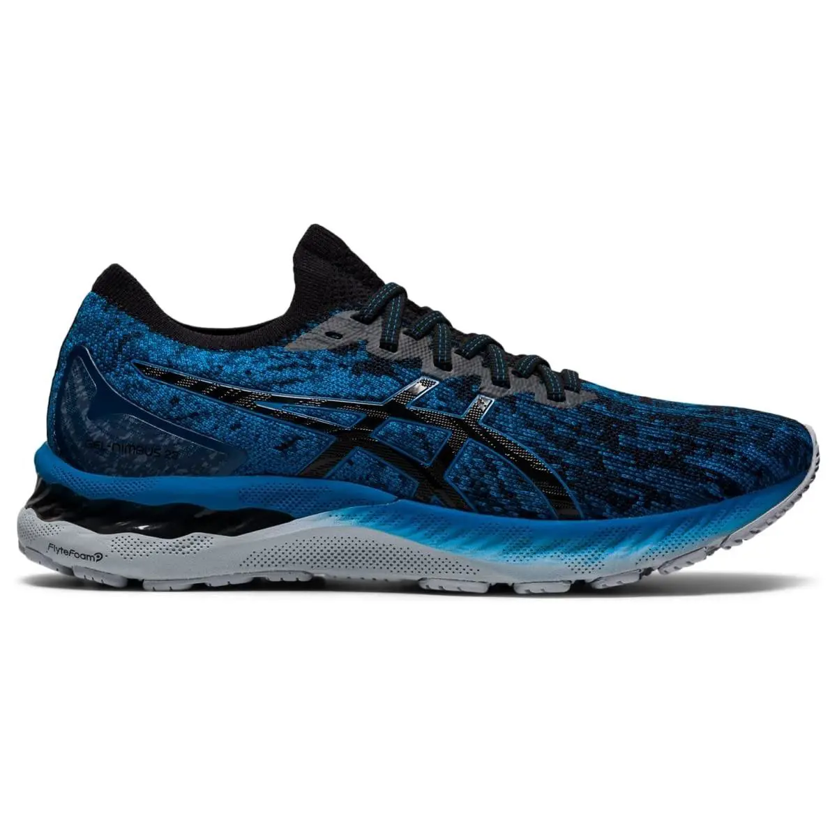 Asics Men`s Gel-nimbus R 23 Knit Reborn Blue/black 16 US - Limited Edition - Reborn Blue/Black