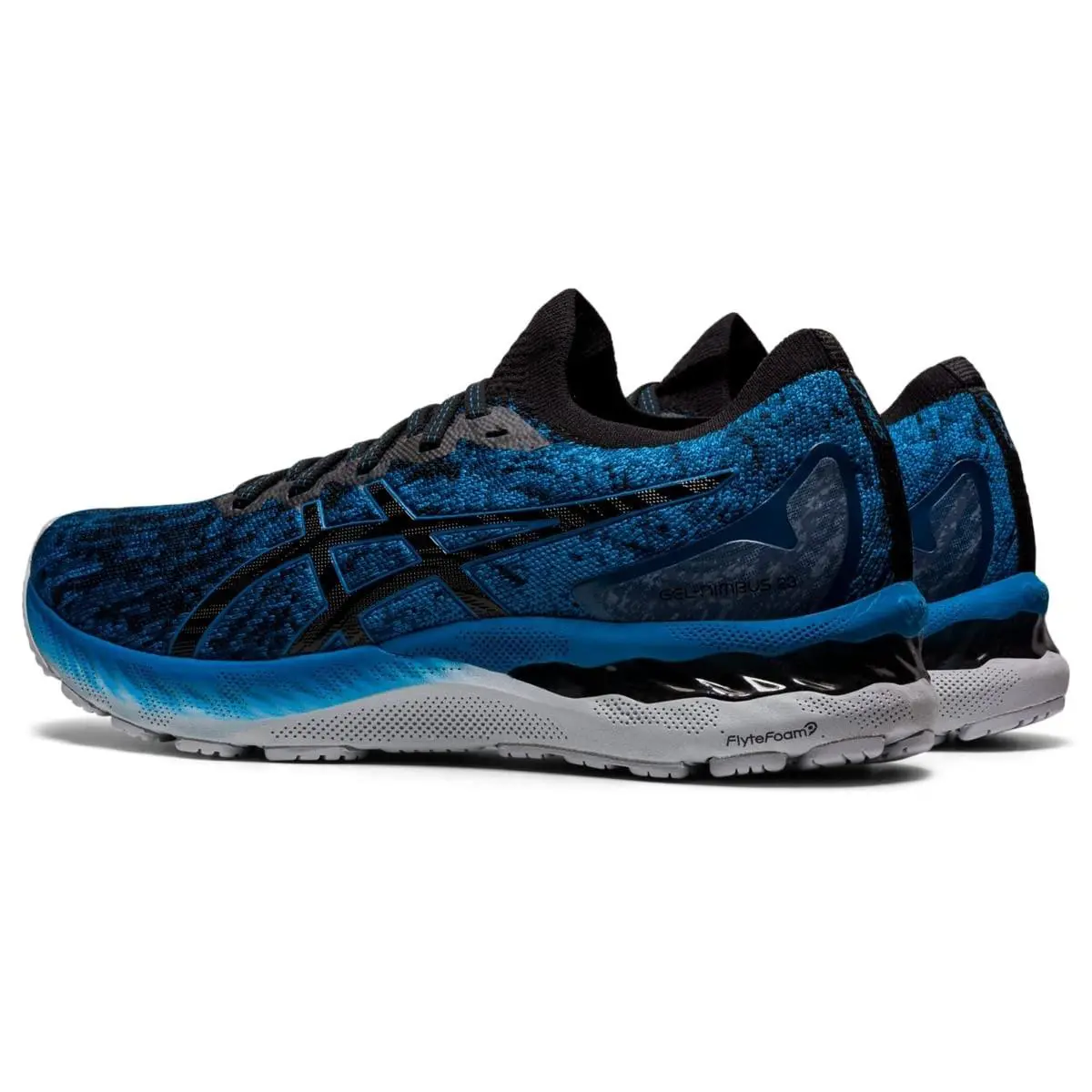 Asics shoes - ASICS Gel-Nimbus 23 Knit - Knit - 1011B008-400 - Reborn Blue/Black 2