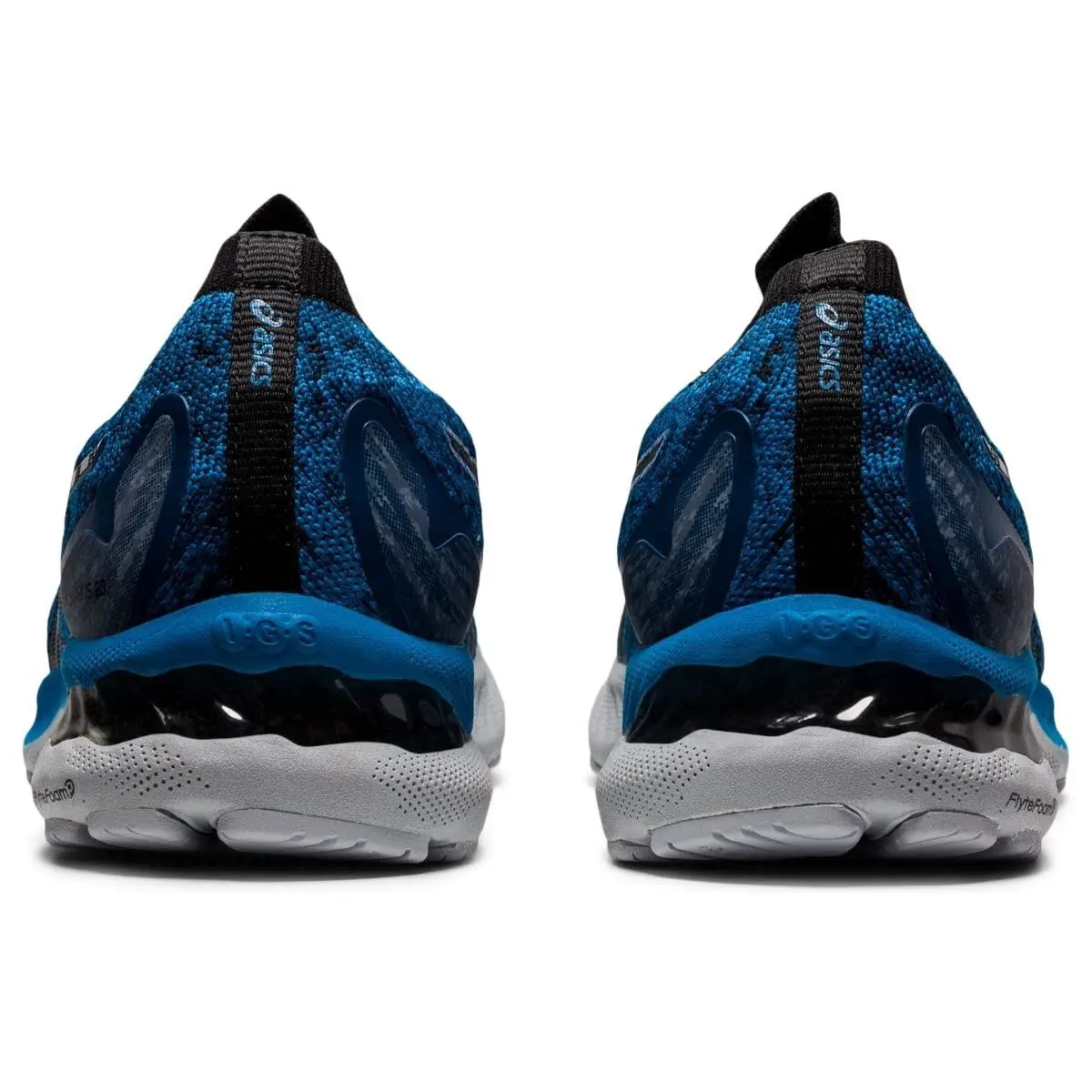Asics shoes - ASICS Gel-Nimbus 23 Knit - Knit - 1011B008-400 - Reborn Blue/Black 3
