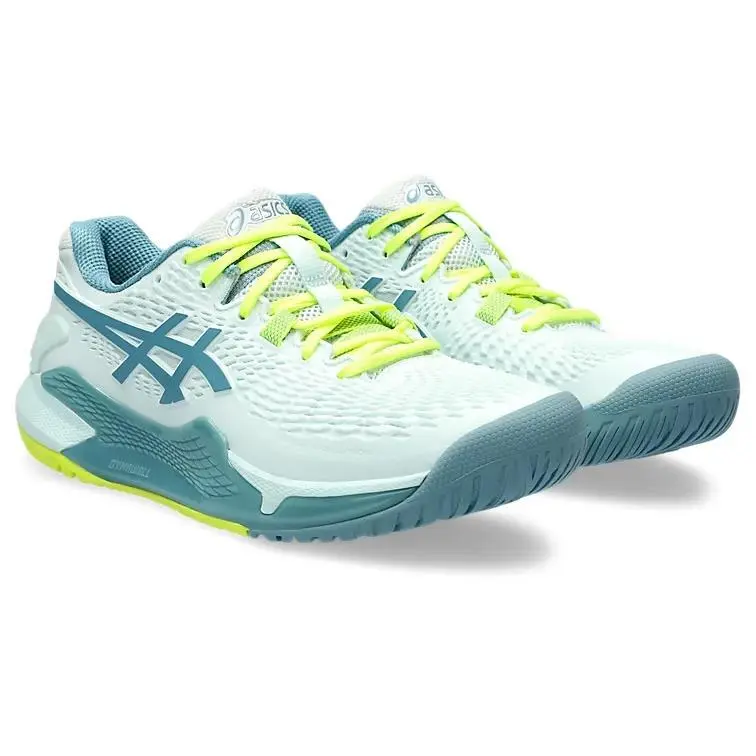 Asics Gel-resolution 9 Women`s Soothing Sea/gris Blue US 9.5 Wide