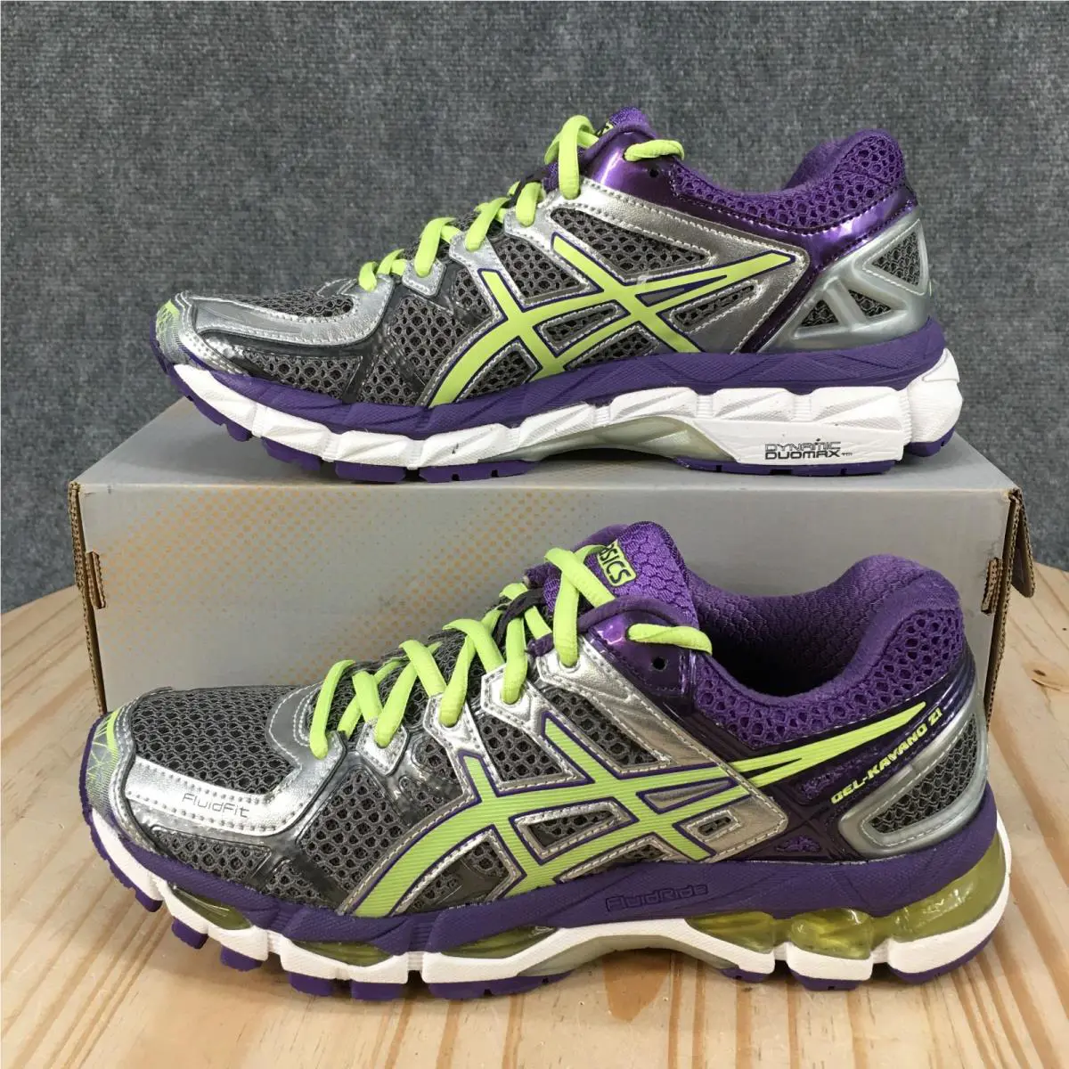 Asics Gel Kayano 21 Shoes Womens 7AA Running Sneakers T4J5N Multicolor Mesh
