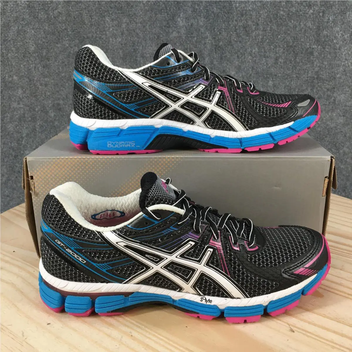 Asics GT-2000 Running Shoes Womens 8.5 2A Athletic Sneakers Lace Up Multicolor