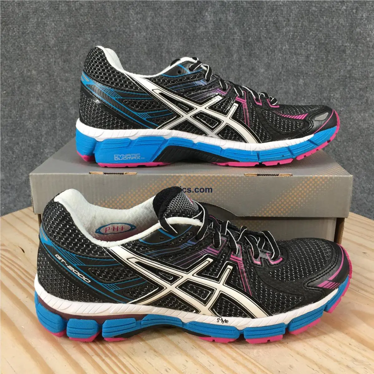 Asics GT-2000 Running Shoes Womens 8 2A Sneakers Lace Up Low Top Multicolor