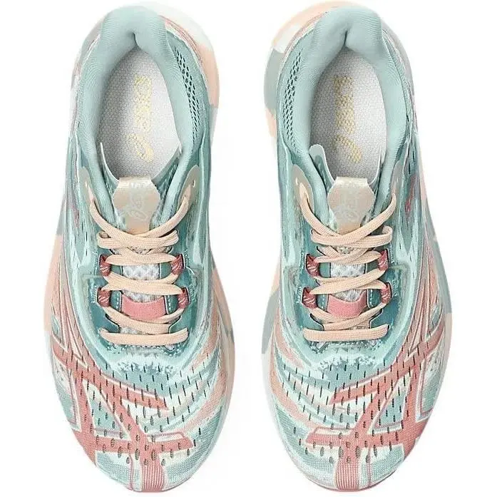 Asics shoes - ASICS Noosa Tri 15 - Noosa Tri - 10128429-300 - Pure Aqua/Pale Apricot, Manufacturer: Hot Pink/Safety Yellow 3