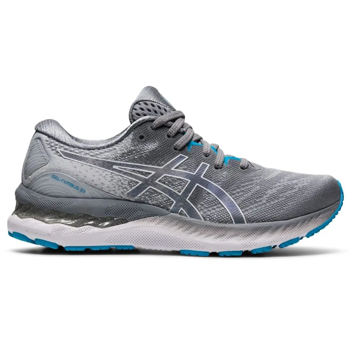 Asics Women`s Gel-nimbus R 23 Running 12 US Sheet Rock/white