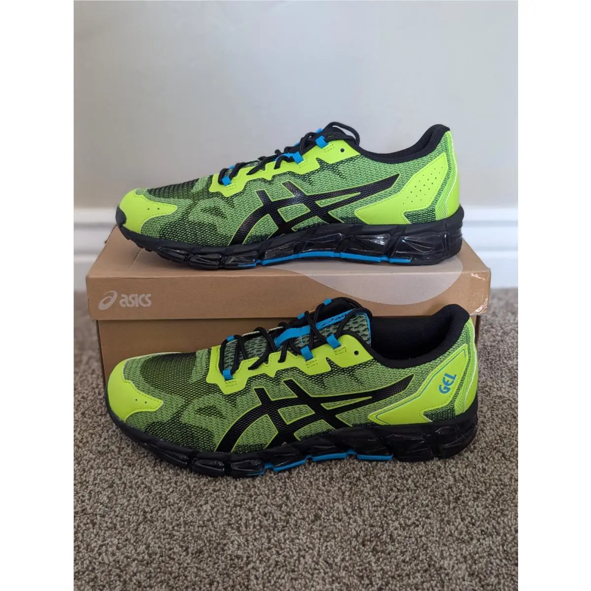 Asics shoes - Asics	Gel-Quantum 360 6 - 1201A062-300 - Green/Black 0