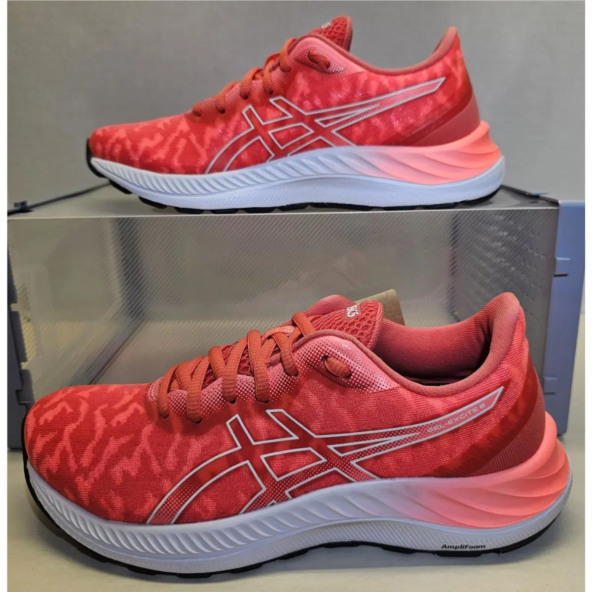 Asics Women`s Gel-excite 8 Twist Ampli-foam Comfort Running Sneakers Size 7